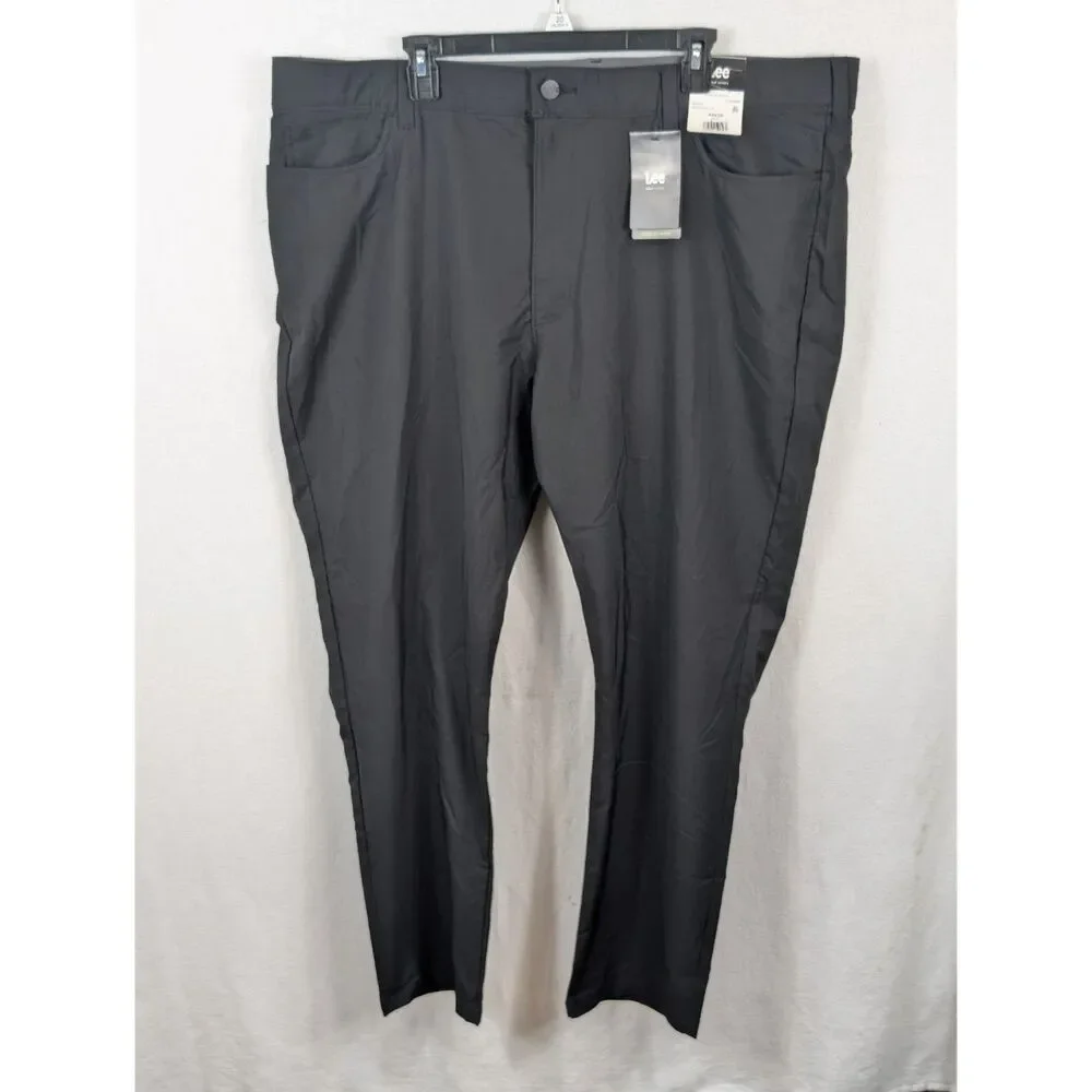 Lee Golf Series Pants Regular Fit Regular Taper Black Men's Size 44x30 NWT